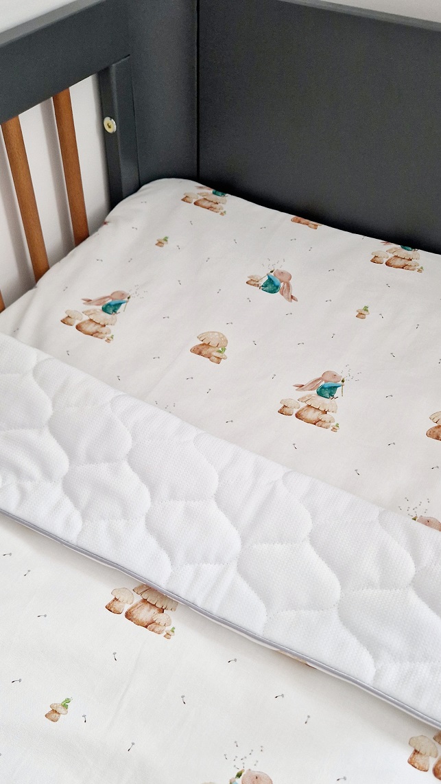 Komplet pościeli Króliczek z dmuchawcem & White - obrazek 2