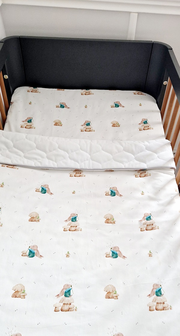 Komplet pościeli Króliczek z dmuchawcem & White - obrazek 3
