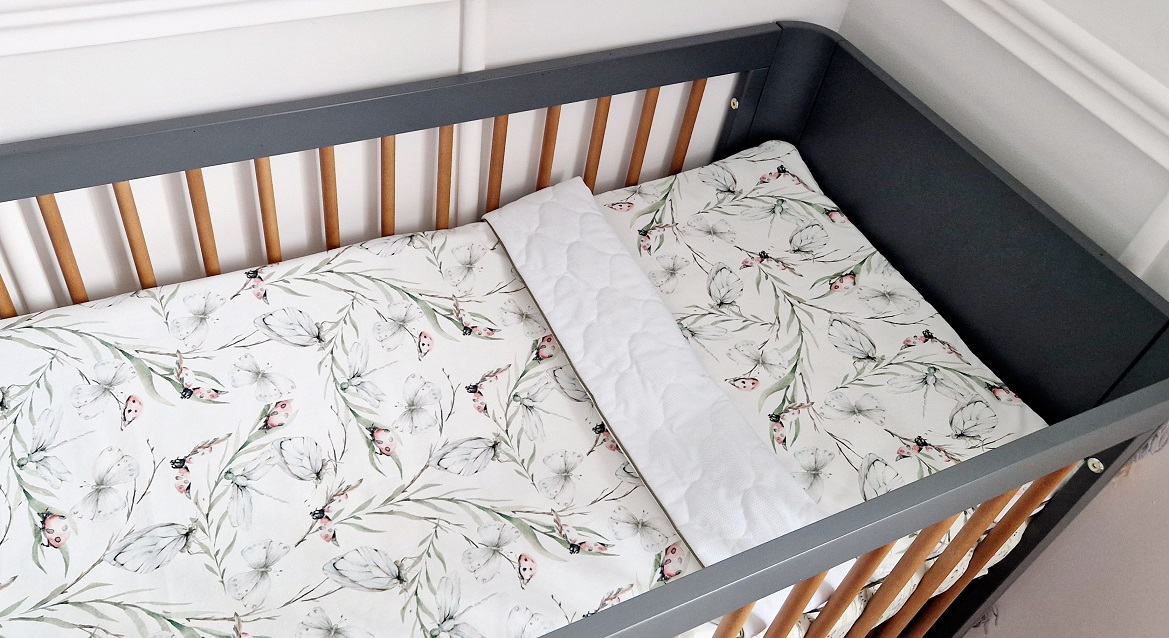 Komplet pościeli Motyle i biedronki & White - obrazek 4