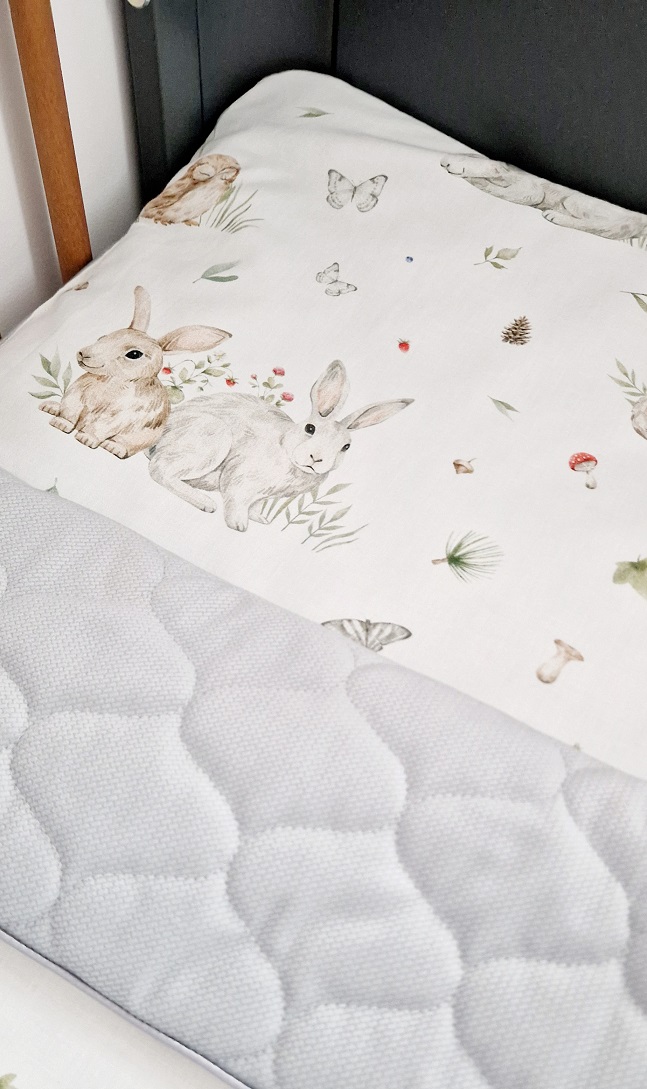 Komplet pościeli Zające i jeże & Gray - obrazek 3