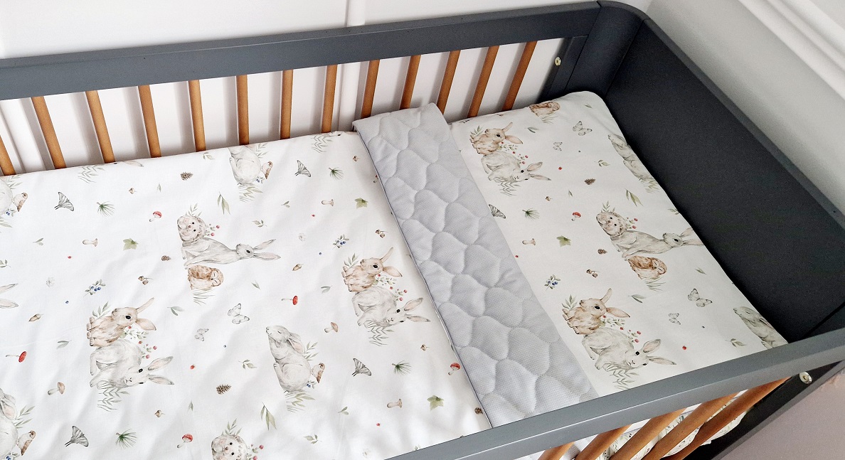 Komplet pościeli Zające i jeże & Gray - obrazek 5