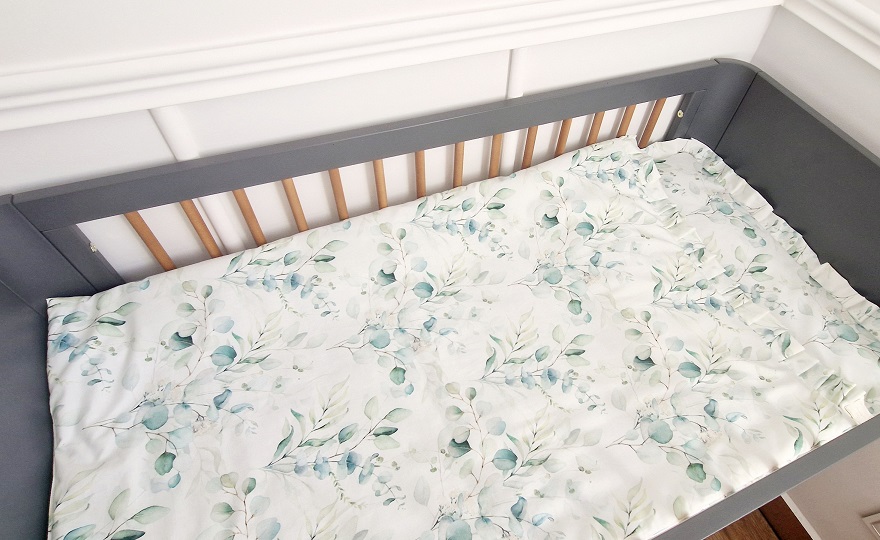 Komplet pościeli z plisowaną falbanką Green Garden - obrazek 7