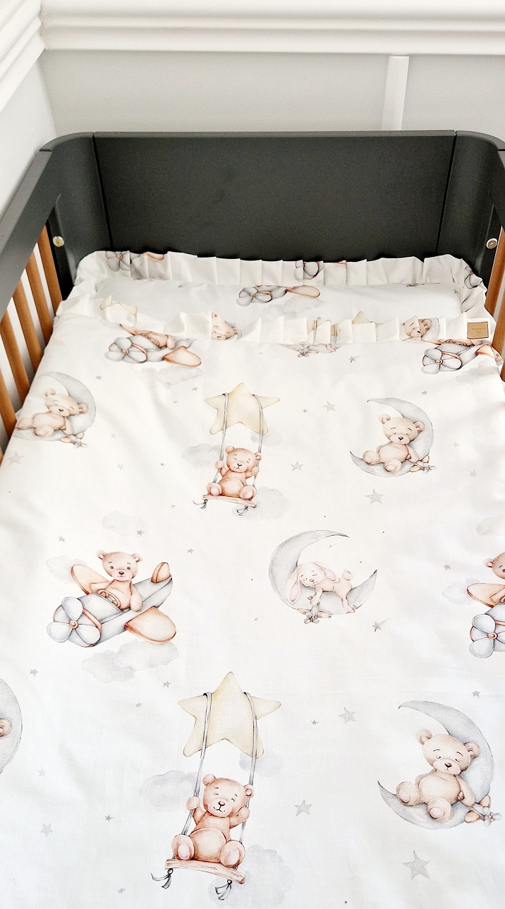 Komplet pościeli z plisowaną falbanką Teddy - obrazek 2