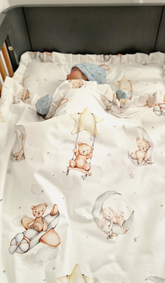 Komplet pościeli z plisowaną falbanką Teddy - obrazek 7