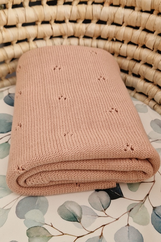 Kocyk Brudny Róż - obrazek 4