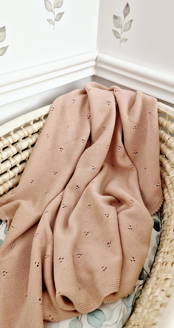 Kocyk Brudny Róż - obrazek 5