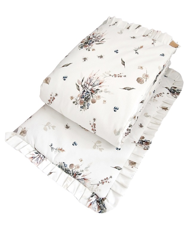 Komplet pościeli z plisowaną falbanką Romantic Autumn