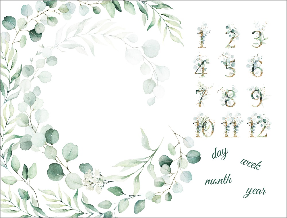 Fotomata Green Garden- Kocyk wielofunkcyjny - obrazek 2