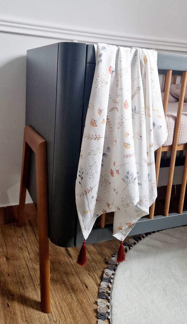 Otulacz bambusowy- Floral Brise - obrazek 3