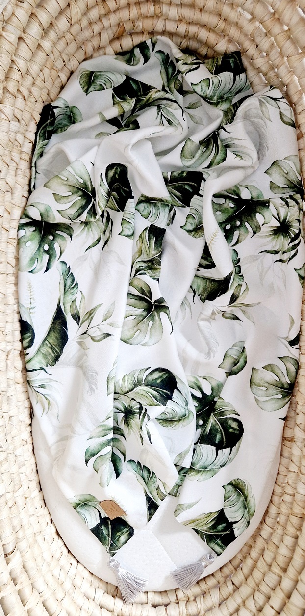 Otulacz bambusowy- Monstera - obrazek 2