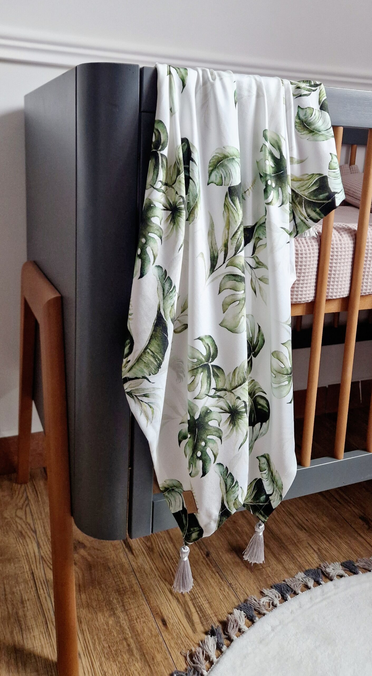 Otulacz bambusowy- Monstera - obrazek 3