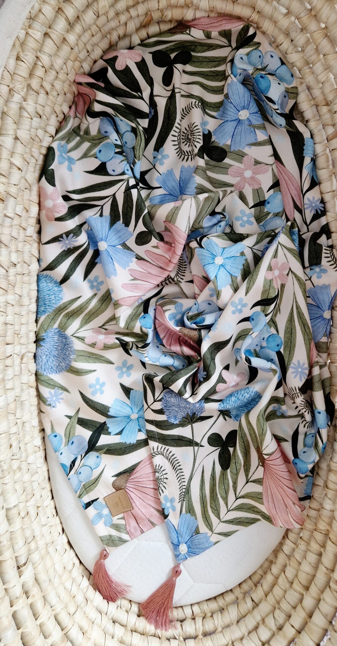 Otulacz bambusowy - Retro Garden - obrazek 2