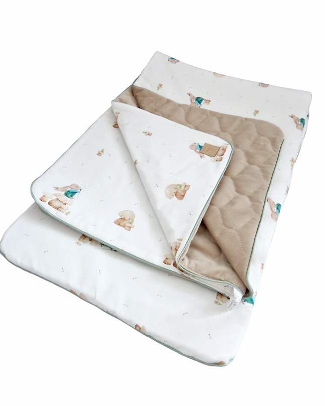 Komplet pościeli Króliczek z dmuchawcem & Beige