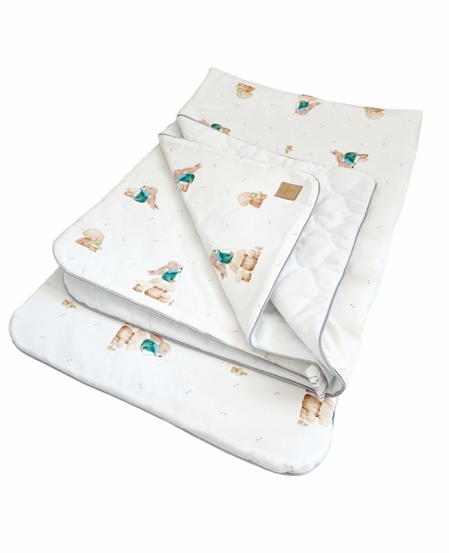 Komplet pościeli Króliczek z dmuchawcem & White