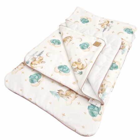 Komplet pościeli Smoki & White