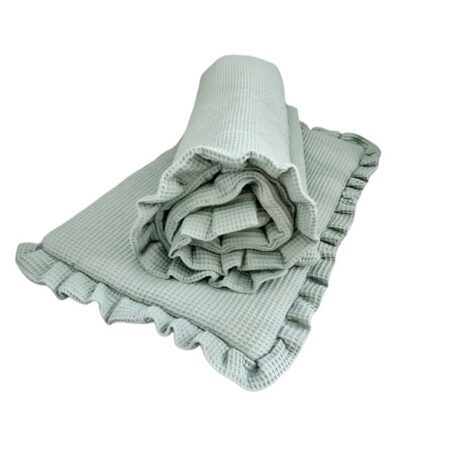 Pościel 2-częściowa z miękkiego wafelka- Laurowa