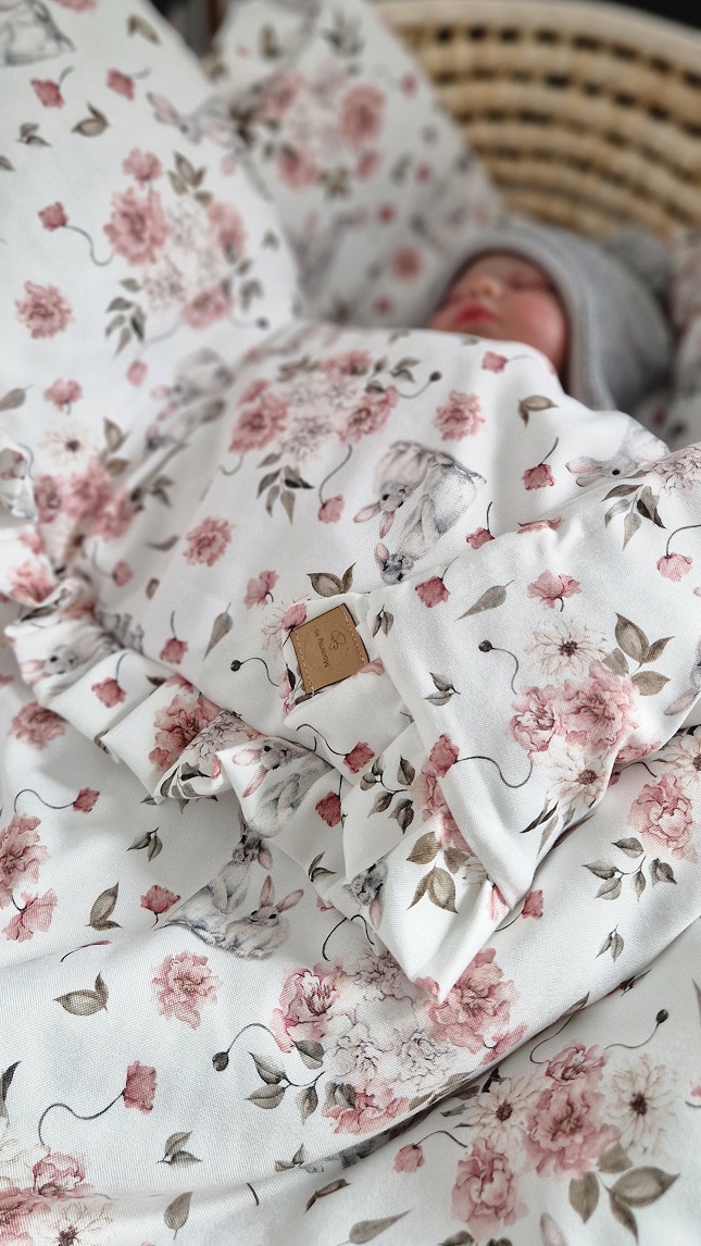 Komplet pościeli bambusowej Bunny & Flowers Bambus 100% - obrazek 2