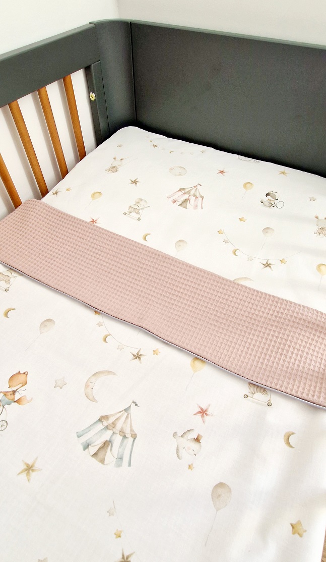 Komplet pościeli Cyrk & Beige wafel - obrazek 6