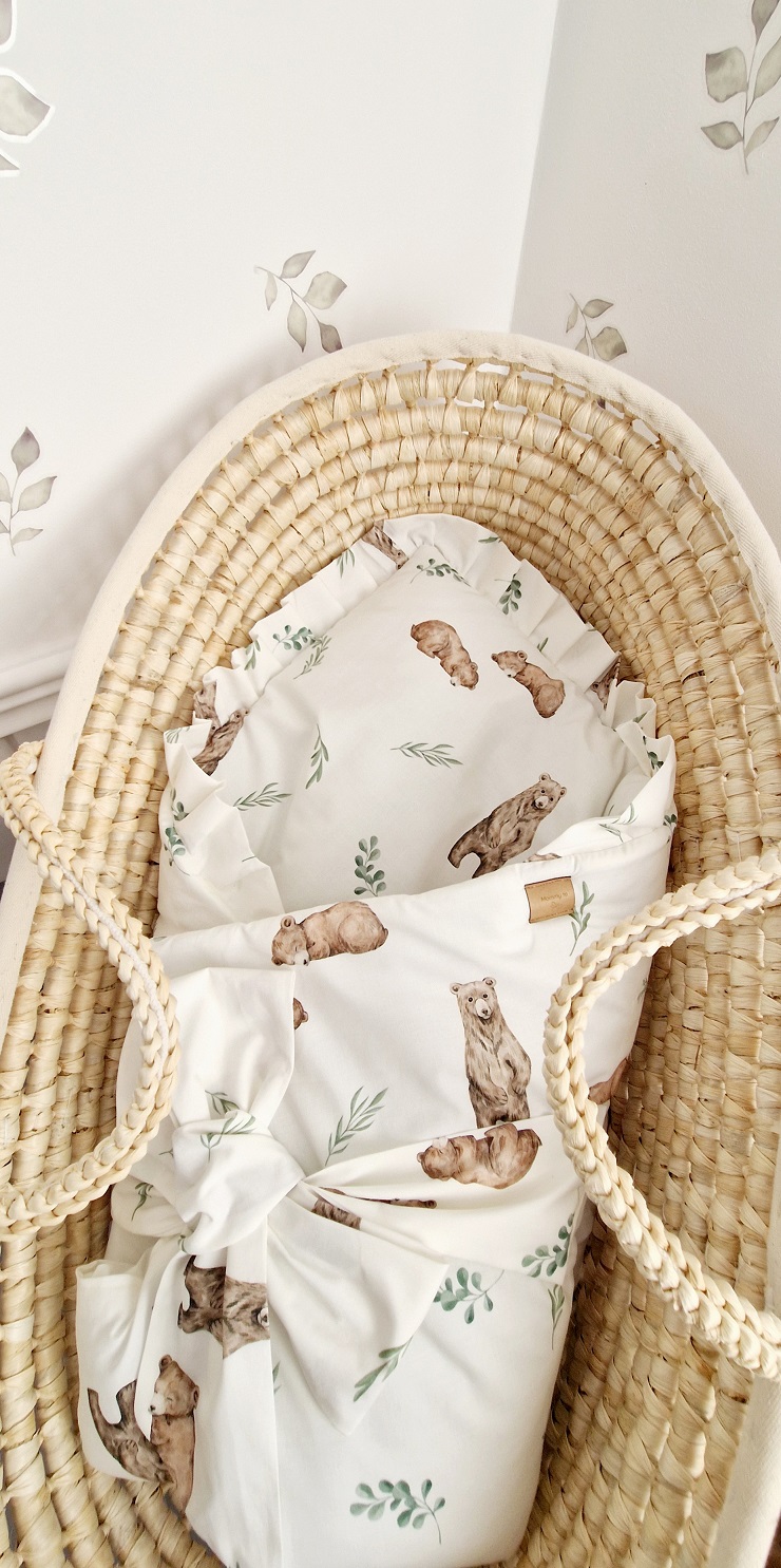 Rożek niemowlęcy Niedźwiadki i gałązki - obrazek 6