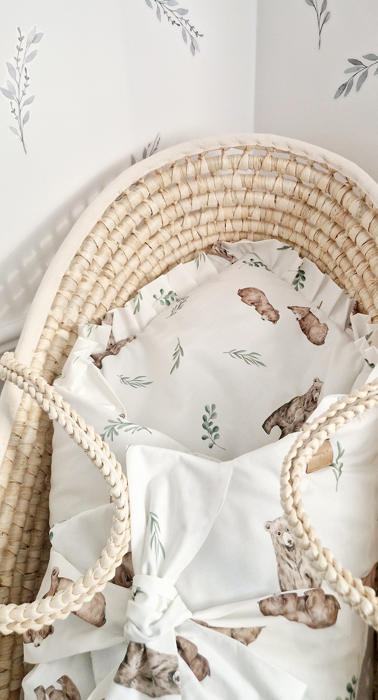 Rożek niemowlęcy Niedźwiadki i gałązki - obrazek 5