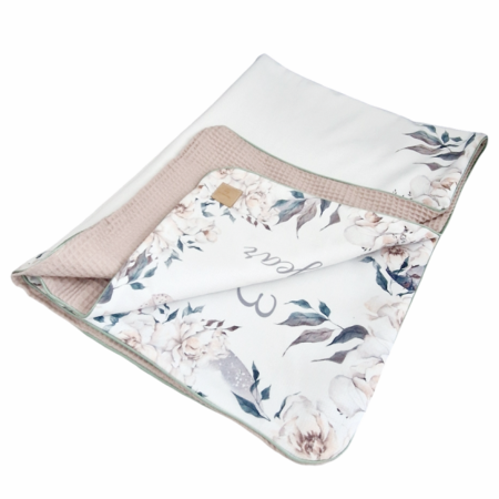 Fotomata Ćmy i piwonie- Kocyk wielofunkcyjny