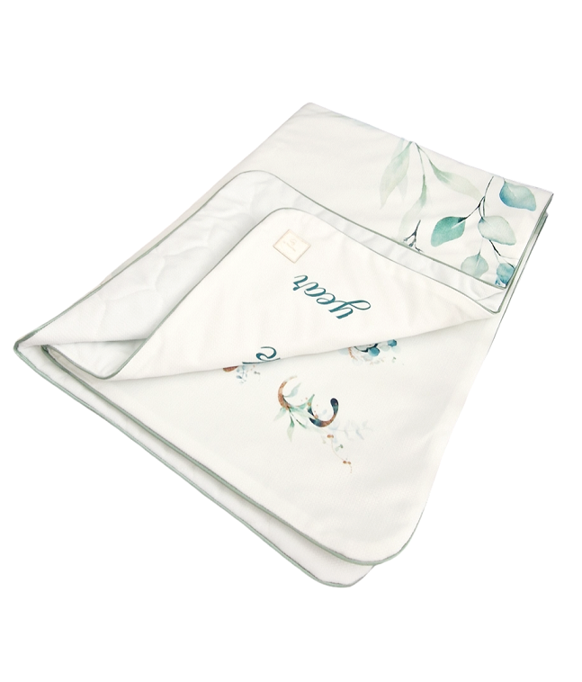 Fotomata Green Garden- Kocyk wielofunkcyjny