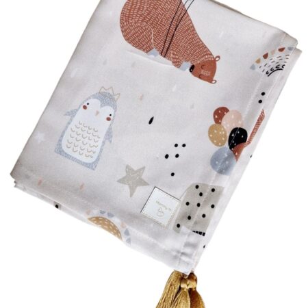 Otulacz bambusowy-Zwierzątka i balony