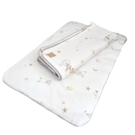 Komplet pościeli Cyrk & Beige wafel