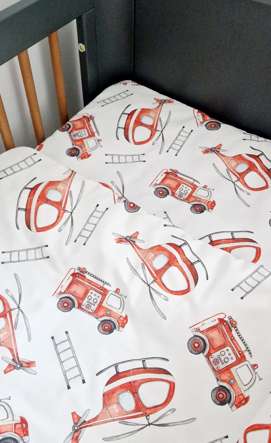 Komplet pościeli z wypustką Straż Pożarna - obrazek 7