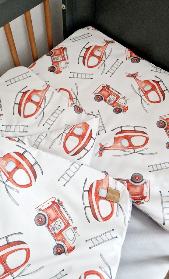Komplet pościeli z wypustką Straż Pożarna - obrazek 4