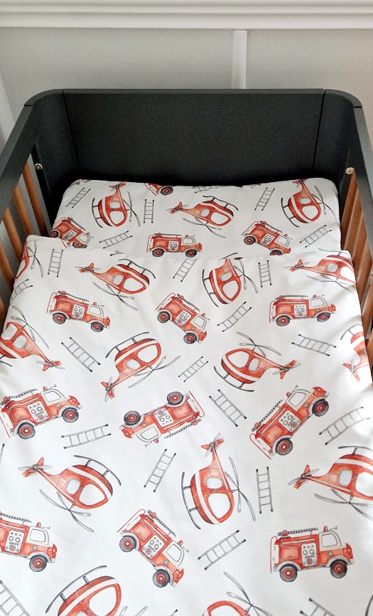 Komplet pościeli z wypustką Straż Pożarna - obrazek 3