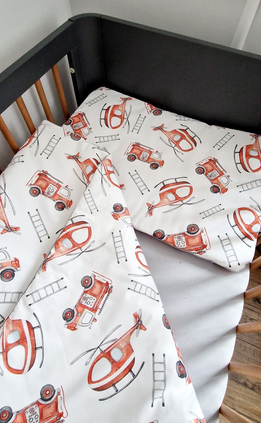 Komplet pościeli z wypustką Straż Pożarna - obrazek 2