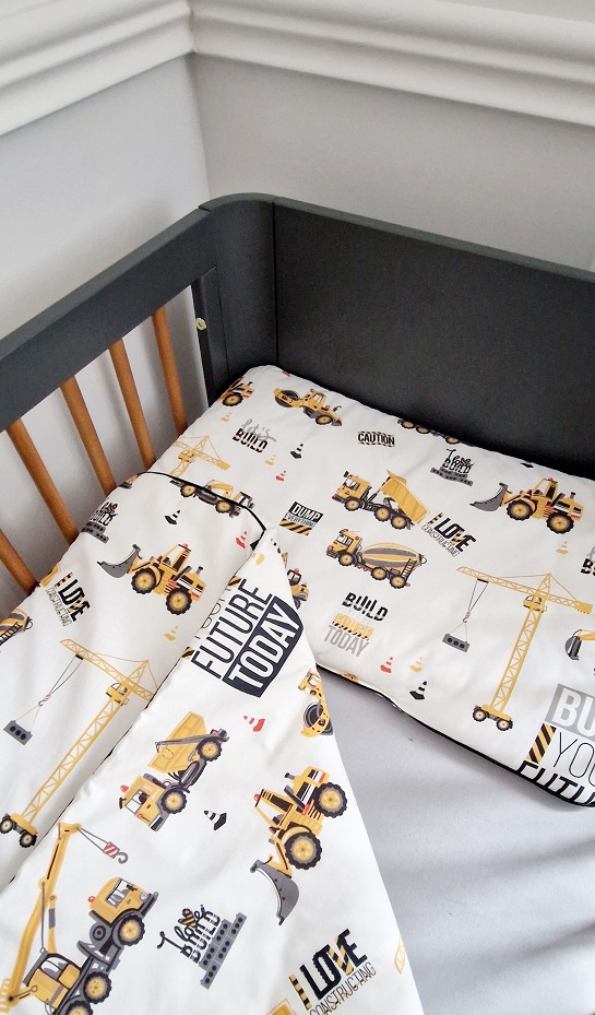 Komplet pościeli z wypustką Plac budowy - obrazek 5