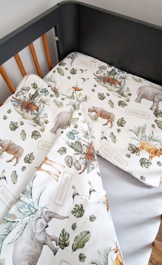 Komplet pościeli z wypustką Safari - obrazek 3
