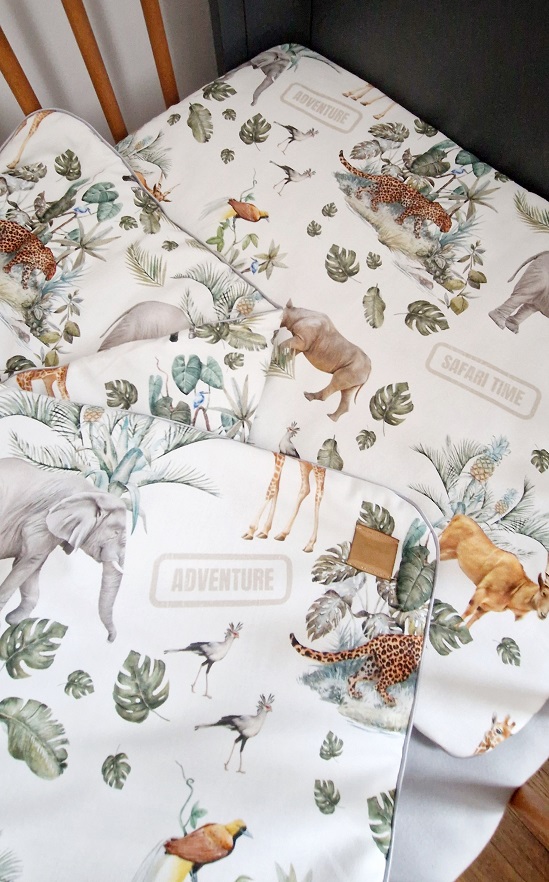 Komplet pościeli z wypustką Safari - obrazek 4