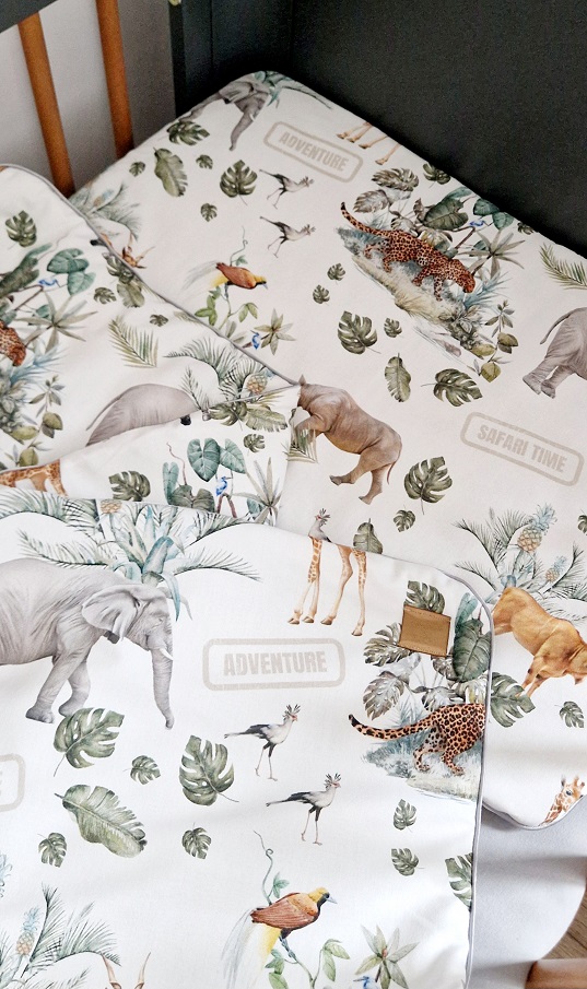 Komplet pościeli z wypustką Safari - obrazek 5