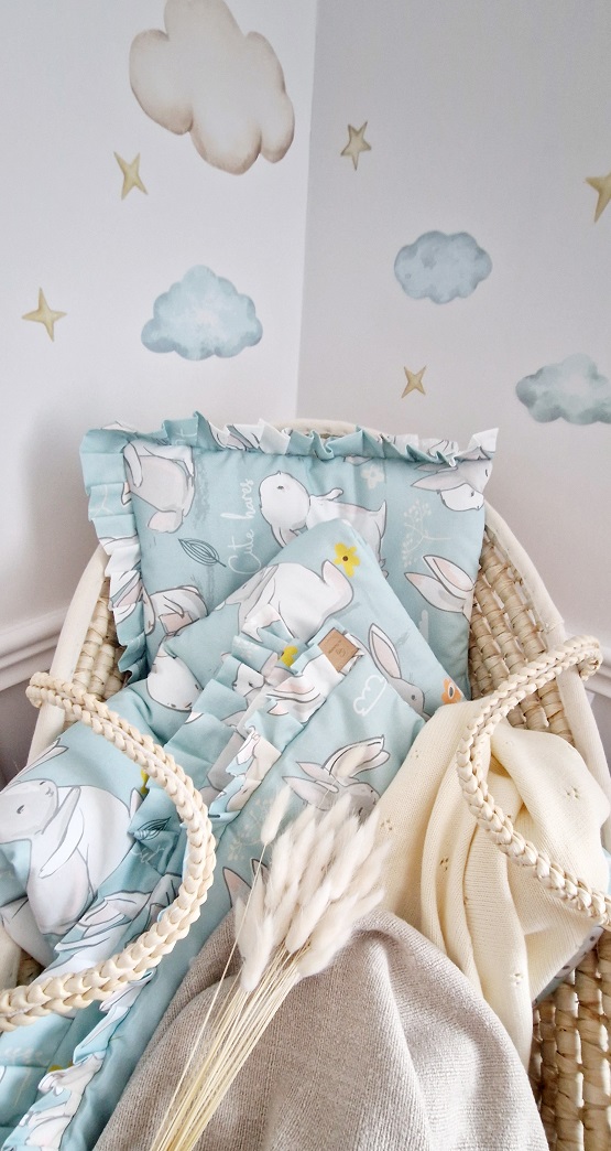 Komplet pościeli z plisowaną falbanką Przytulaczki - obrazek 6