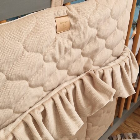 Organizer na łóżeczko 60x30 cm Velvet beige