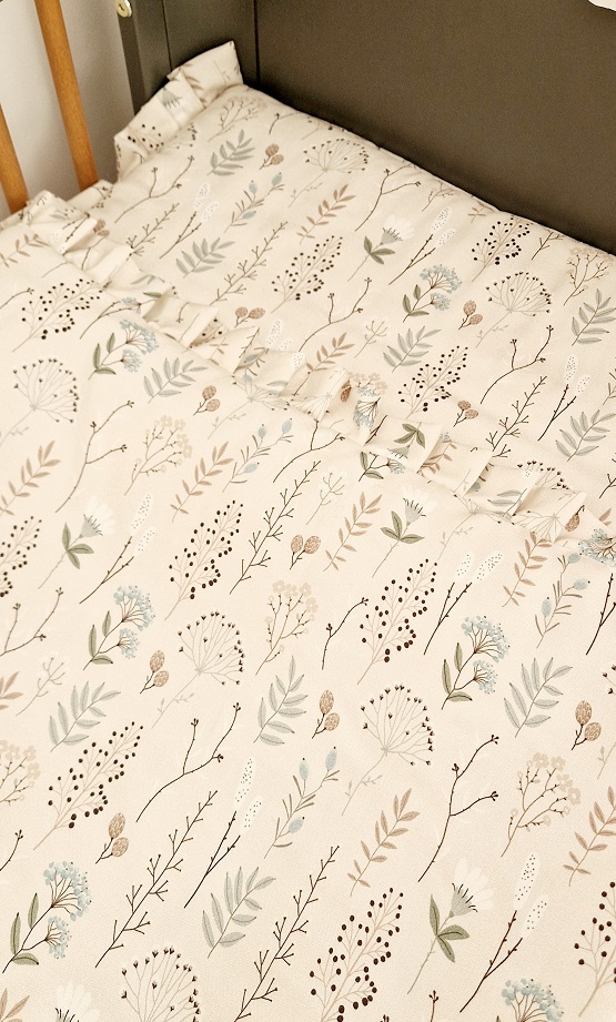 Komplet pościeli bambusowej Beżowa łąka - obrazek 3
