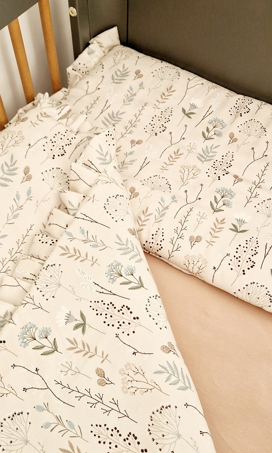 Komplet pościeli bambusowej Beżowa łąka - obrazek 4