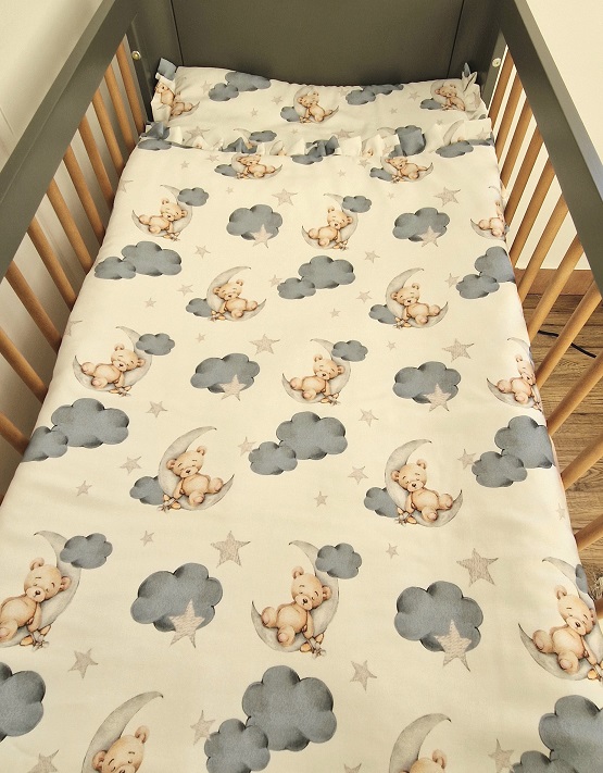 Komplet pościeli bambusowej Sleeping Teddy - obrazek 5