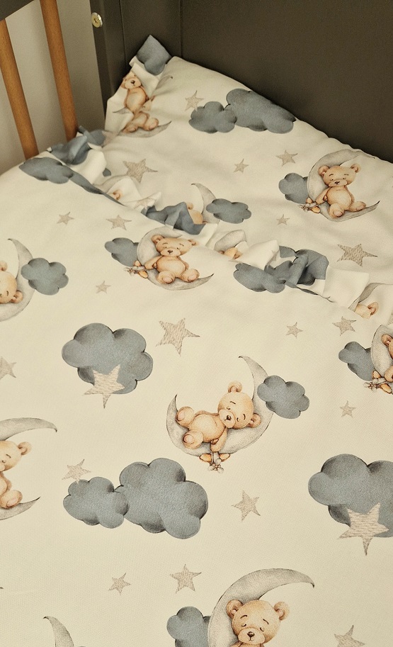 Komplet pościeli bambusowej Sleeping Teddy - obrazek 4