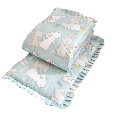 Komplet pościeli z plisowaną falbanką Przytulaczki