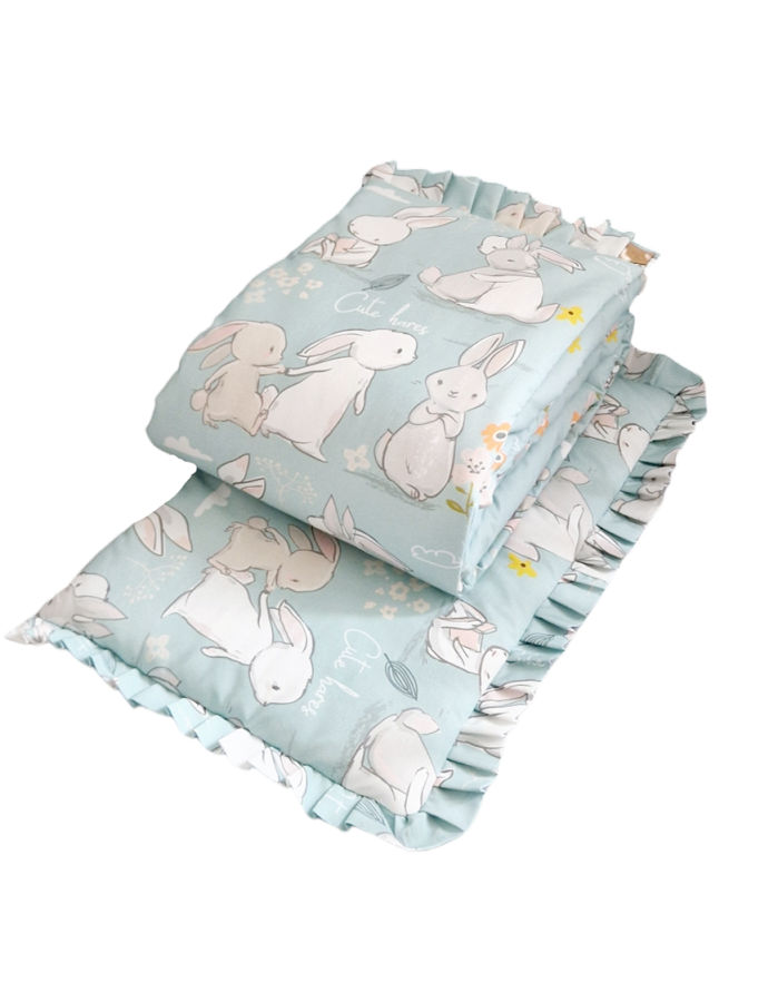 Komplet pościeli z plisowaną falbanką Przytulaczki