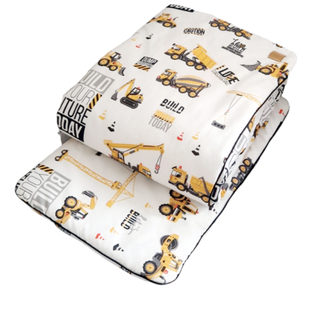 Komplet pościeli z wypustką Plac budowy