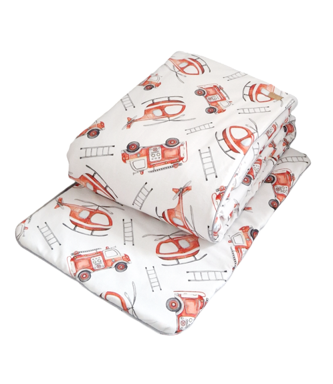 Komplet pościeli z wypustką Straż Pożarna