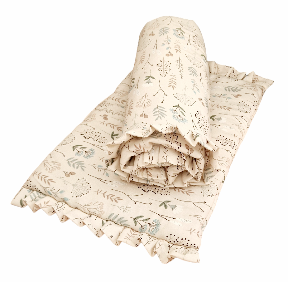 Komplet pościeli bambusowej Beżowa łąka